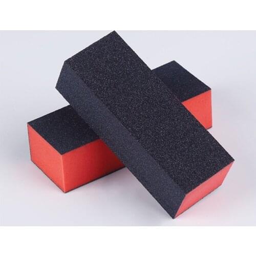 5 Pcs/Set Nail Art Black UV Gel Polishing Sanding Sponge Buffing Buffering File Block Foam Sandpaper Manicure Tools