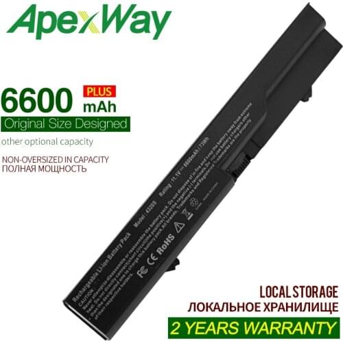 ApexWay 6600mAh Battery For HPHSTNN-CB1A ProBook 4320s 4321S 4325s 4421s 4425s 4520s 4525s 4326s 4420s 420 425 620 625