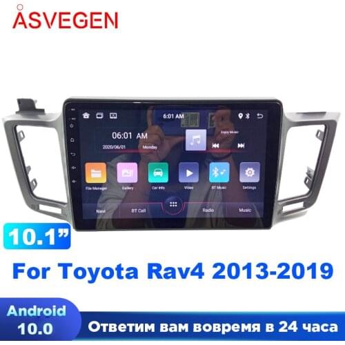 Asvegen 10.2'' Car Android 7.1 Quad Core GPS Navigation Auto Wifi Bluetooth Multimedia Player For Toyota RAV 4 Rav4 2013