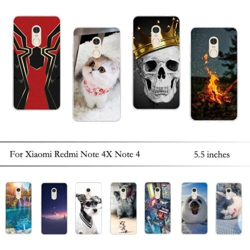 Bumper Covers Case For Xiaomi Redmi Note 4 Case Cover Soft TPU Silicone Back Cover Coque for Xiaomi Redmi Note 4X Note 4 Fundas