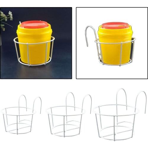 Hanging Storage Holder Bracket Rack for Sharps Container Waste Barrel Home