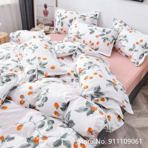 Home Textiles Beautiful Warm Flowers and Other Patterns Bedding Quilt Covers Pillowcase Bed Sheets Children and Adult Linen