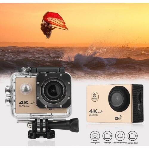 F60R 4K WIFI Remote Action Camera 1080P HD 16MP 170 Degree Wide Angle 30m Waterproof Sports DV Camera for GOPRO