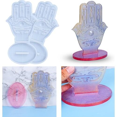Epoxy mold palm-shaped ornaments resin silicone mold hot sale candle handmade soap creative handmade jewelry