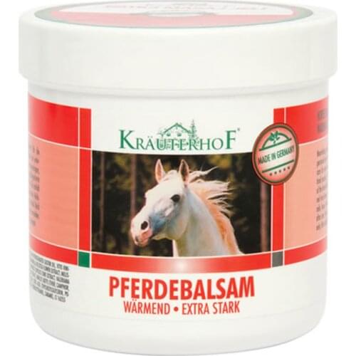 Krauterhof Pferdebalsam Warmend Extra Stark Warming Massage Gel Horse Chestnut Balm 250 Ml