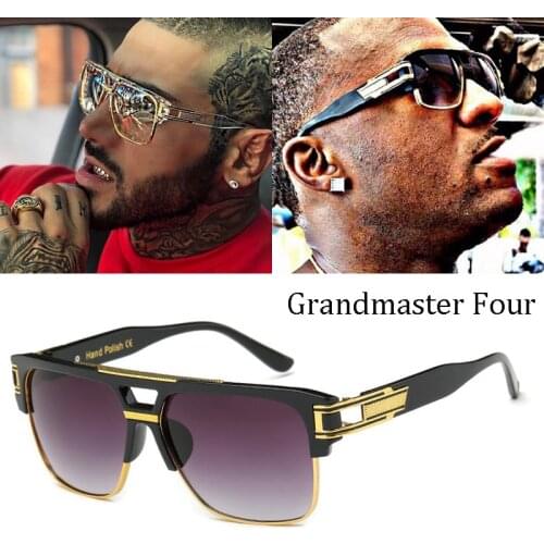 Classic luxury mens sunglasses Glamor fashion brand sunglasses, ladies mirror vintage Vintage Vintage square design shadow