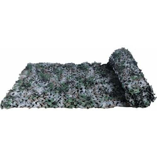 Summer Outdoor Hunting Military Camouflage Net Woodland Army Training Camouflage Net Car Cover Tent Shade Camping Sun Shelter