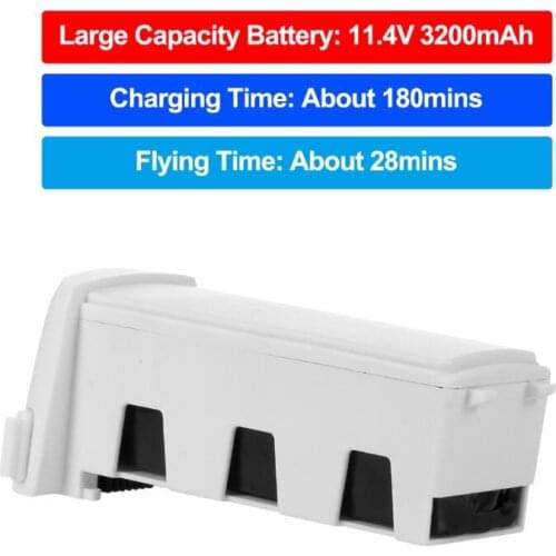 11.4V 3200mAh Lipo Battery for Hubsan Zino H117S GPS RC Drone Flight Battery