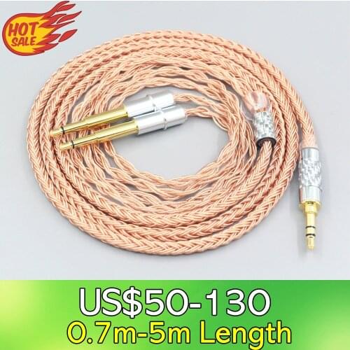 LN007702 XLR 6.5mm Balanced 16 Core 99% 7N OCC Earphone Cable For Meze 99 Classics NEO NOIR Headset Headphone
