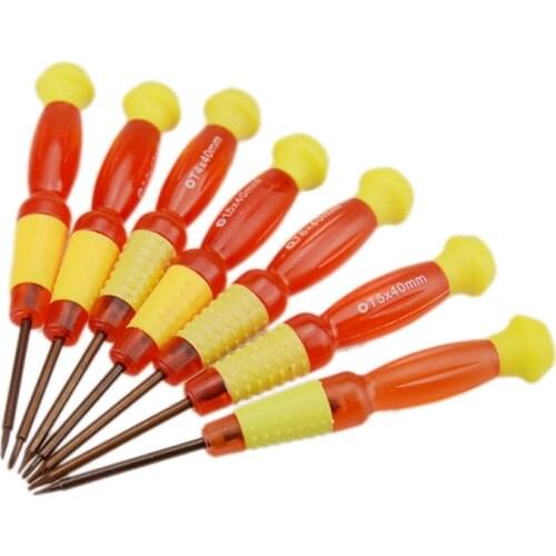 7 Pcs/set S2 Material Precision Screwdriver Set Multi-function Phillips&Slotted&Torx Screwdrivers Hand Tools for Laptop Computer
