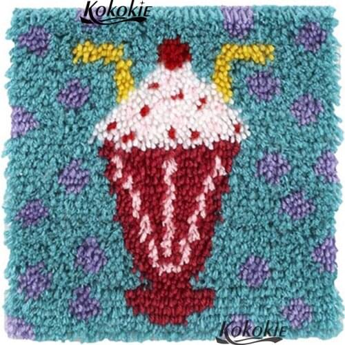 Handmade cross stitch kits embroidery needlework sets latch hook rug kits carpet 3d mat sets cushion blanket