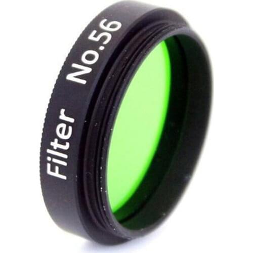 10PCS Datyson Nighthawk Series 1.25 Inches 31.7mm NO.56 Optical Glass M28*0.6mm Green Color Telescope Green Moon Nebula Filter