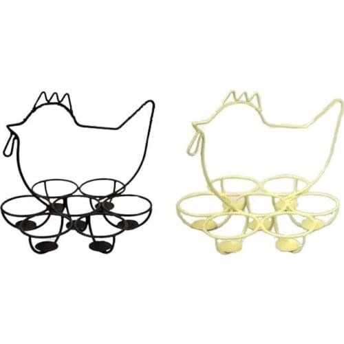 Egg Basket Display Tray Holder for Gathering Fresh Eggs Metal Egg Rack Storage for Kitchen