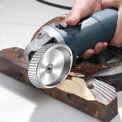 75MM Burr Grinding Wheel Hard Grinding Plane Edge-arc Grinding Woodworking Polishing Plastic Spur Disc Angle Grinding