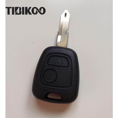Replacement Key Case Fix For Peugeot 206 Remote Key Shell 2 Buttons Key Blanks for Citroen C2