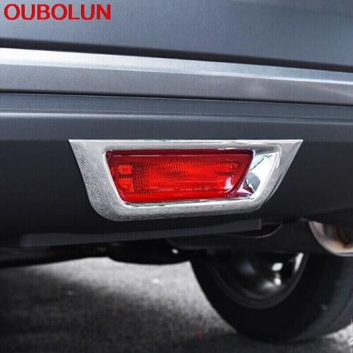 Fit For Nissan Kicks 2016 2017 2018 ABS Chrome Rear Bottom Stop Brake Light Lamp Cover Trim Tail Stoplight Hoods Exterior Bezels