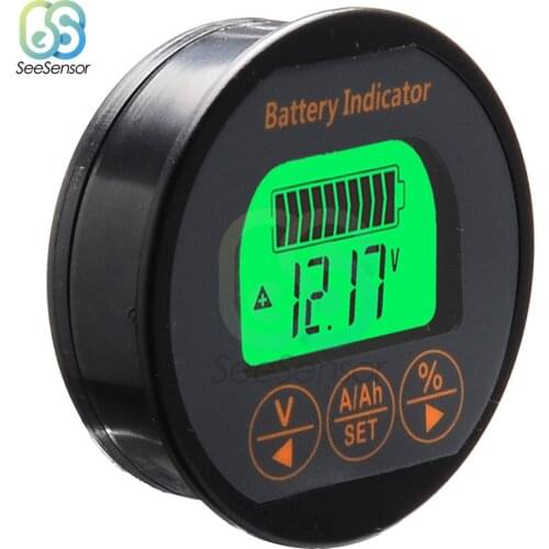 Battery Capacity Tester DC8-80V 50A 100A 350A TR16 Battery Capacity Indicator Ammeter Voltmeter for Li-ion Lithium Batteries