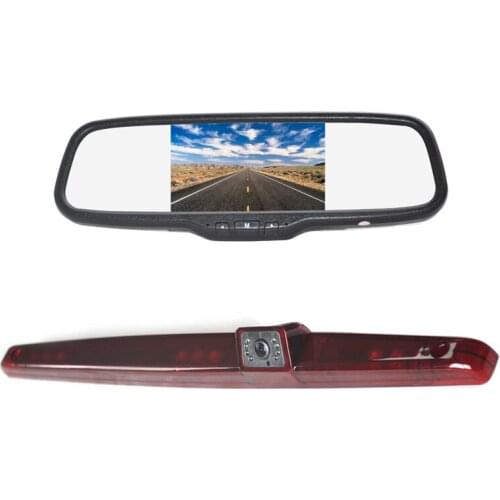 Vardsafe VS624C Clearance Light Backup Camera & 5 Inch Mirror Monitor Display for RV Motorhome Bus