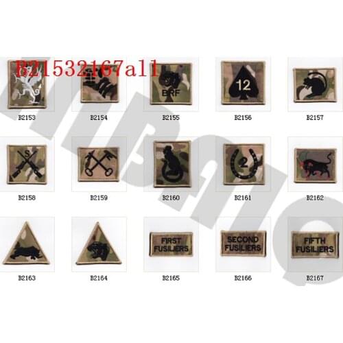 Embroidery Patch British Army Multicam MTP Military