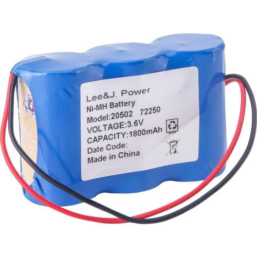 High Quality Imported Battery Cells 72250 3/KR1800SCE Battery For Welch Allyn 49020 DENLITE DP1545 Lumiview 20502 72250 Battery