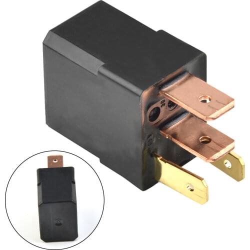 CM1A-R-12V-H78 ACM33221 M36 12VDC 4 Pins Automotive Relay,Multi-Use 4-Pin Black Relay,100% Brand New And High Quality