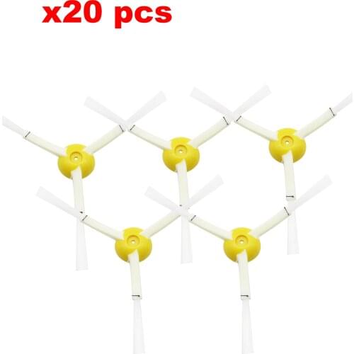 20 Pcs Side Brush for Vacuum Cleaner Accessories for Irobot Roomba Parts 800 980 880 870 860 990 900 Series Adapter Attachment