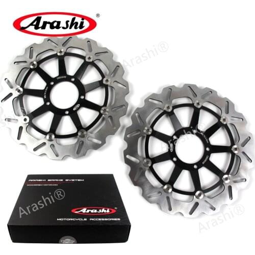 Arashi 2PCS For DUCATI S4R Testastretta MONSTER 1000 2007 2008 CNC Front Brake Discs Brake Rotors Motorcycle Parts