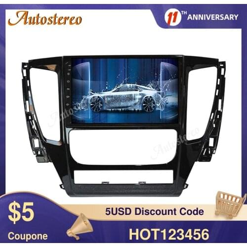 Wireless Carplay For Mitsubishi Pajero 2016-2018 Android 10.0 64GB Car GPS Navigation Car Radio Recorder Multimedia Radio Player