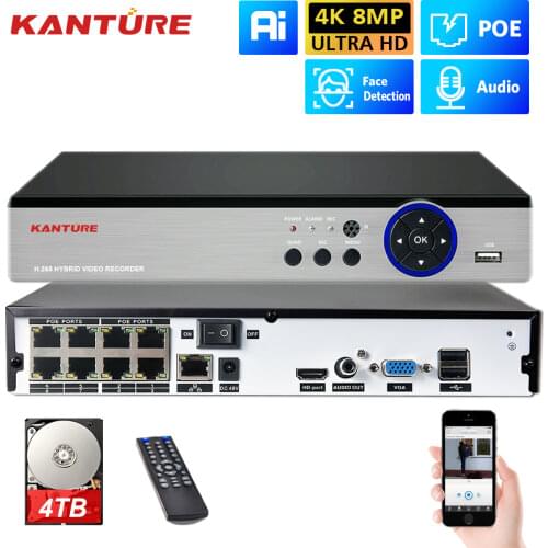 KANTURE Video Recorders For Video Surveillance
