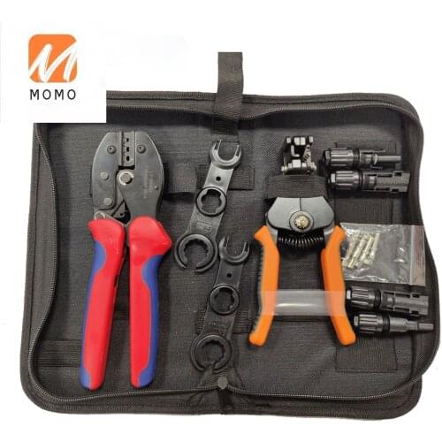 Multifunctional Solar PV Tool Kits with Crimper, Wire Stripper, Solar Connector, Spanner