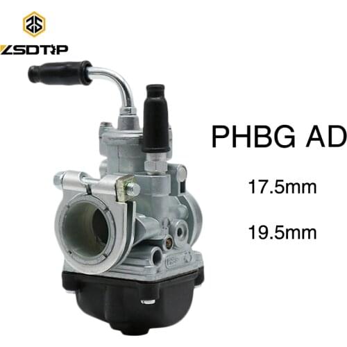 ZSDTRP Motorcycle Carburetor PHBG AD 17.5mm 19.5 mm Carburetor Motorcross Parts Carb PHBG 17.5mm 19.5mm Racing AD Model