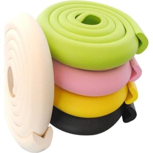 Wholesale 2m L type Thicken baby anti-collision strip NBR Protective strip Security strips Furniture anti-collision foam sponge