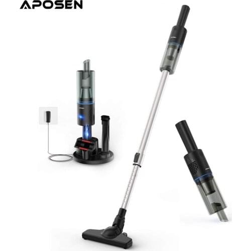 APOSEN Handheld Wireless Vacuum Cleaner For Home Sweeping 16000Pa Strong cyclone Suction Multi functional Brush Dust Catcher