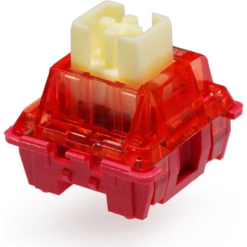 HUANO American Rose Garden Switch RGB Linear 35g Switches For Mechanical keyboard mx stem 3pin Red Yellow Dustproof