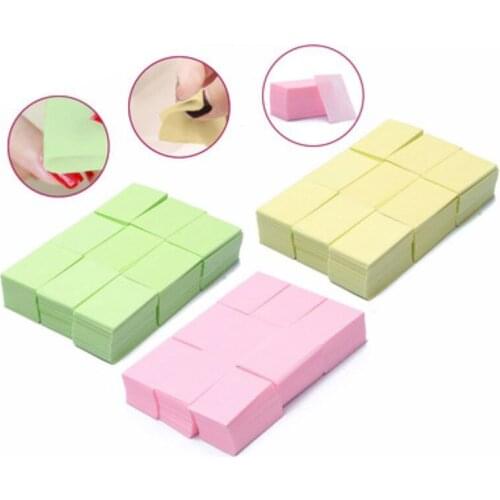 1000 Pcs Lint-Free Wipes Napkins Nail Polish Remover Gel Nail Wipes Nail Cutton Pads Manicure Pedicure Gel Tools Makeup Aid Tool