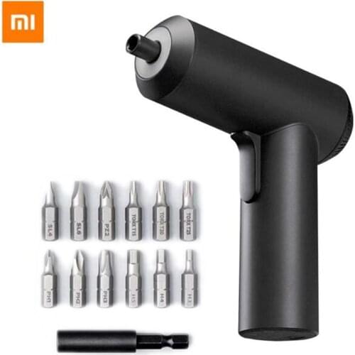 Xiaomi Mijia Screw Screw-driver Electric Rechargeable Cordless Screw-driver Manual Control For Smart Home With 12 PCS S2 Screw