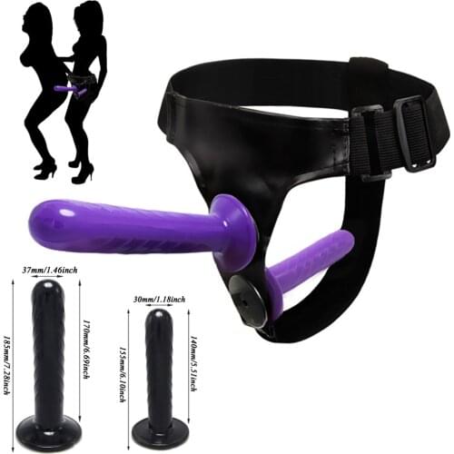 Strapon Double Dildo for Couples Sextoys Strap on Harness Lesbian Sex Toys Ultra Elastic Belt Pants Dildos for Women Sex Shop