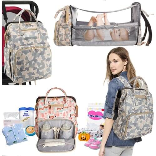 Mommy Bag 1pc Large Capacity Mommy Travel Easy Carry Backpack Bag Nursing Bag Baby Care Changing Diaper Bag Maternity Totes