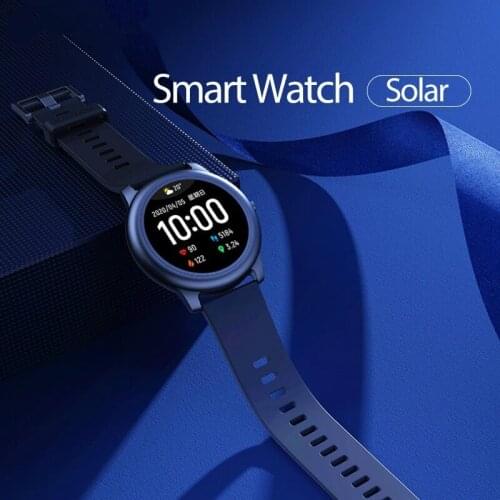 Smart Watch Fitness Tracker Solar LS05 Full Round Screen Wristband 12 Sport Modes Heart Rate Monitor 30 Days Standby