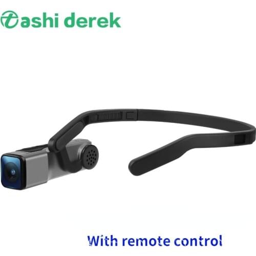 1080P Video Camera 4K Wifi Camcorder with Card and Control Ordro EP7 Wearable Full HD FPV Head Worn Camera Recorder Vlog Headcam