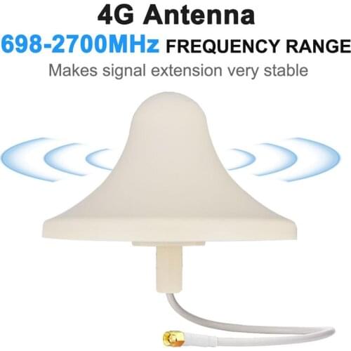 4G Antenna 698-2700MHz 5dbi Panel 4G LTE Aerial SMA male Omnidirectional Antenne Celling antenna Easy Install