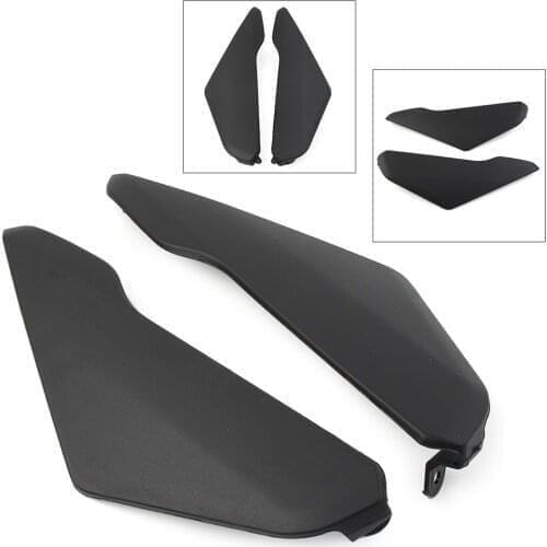 1 Pair Motorcycle ABS Tank Side Cover Trim Fairing Cowl Panels For Suzuki GSXR 600 750 2004 2005 GSXR600 GSXR750 Unpainted Black