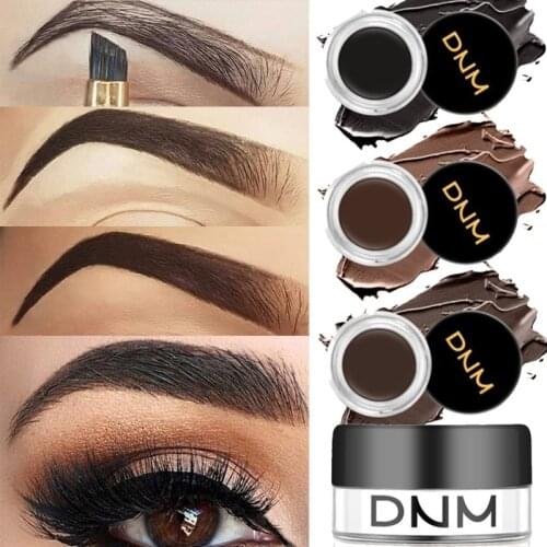1 Piece Eyebrow Dye Waterproof Makeup Shadow for Eye Brow Wax Long Lasting Eyebrow Gel Makeup Brow BrushTools Enhancer Cream