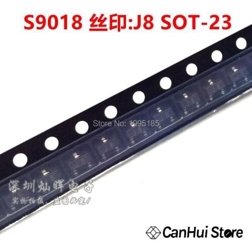 100PCS S9018 SOT23 9018 SOT SMD J8 SOT-23 new transistor