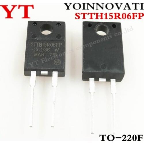 20pcs/lot STTH15R06FP STTH15R06 TH15R06FP TO-220F IC best quality