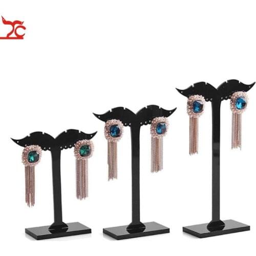 3pcs/Set Acrylic Jewelry Display Frame Earrings Hanging Earrings Ornaments Frame Jewelry Display Props earring holder