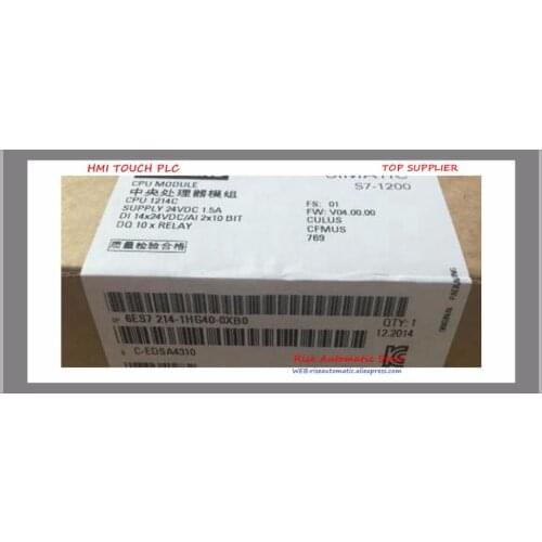 6ES72141HG400XB0 S7-1200 CPU CPU 1214C 6ES7214-1HG40-0XB0 Compact CPU DC/DC/Relay New Original 6ES7 214-1HG40-0XB0