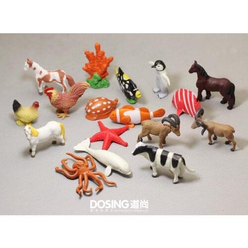 Fairy Garden Miniature Accessories Decoration Animal Model Cute Horse Figurine Aquarium Marine Life Fish Dolphin Starfish Toys