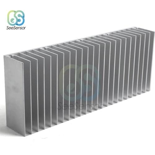 Radiator Aluminum Heatsink Extruded Heat Sink for LED Electronic Heat Dissipation Cooling Cooler 150x60x25mm