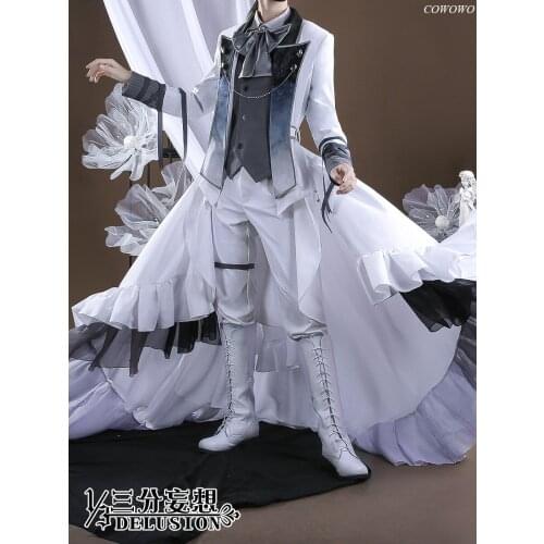 Anime! Pandora Hearts Oz Vessalius Gothic Dress Handsome Elegant Uniform Cosplay Costume Halloween Party Suit For Men 2021 NEW
